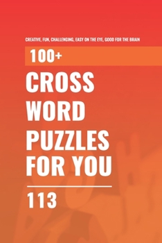 Paperback Crossword Puzzles for You: Crossword Puzzles for You Book