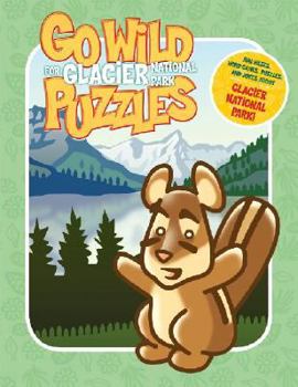 Paperback Go Wild for Puzzles Glacier National Park Book