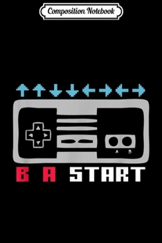 Paperback Composition Notebook: Video Game Gaming Vintage Retro Cheat Code Gift Journal/Notebook Blank Lined Ruled 6x9 100 Pages Book