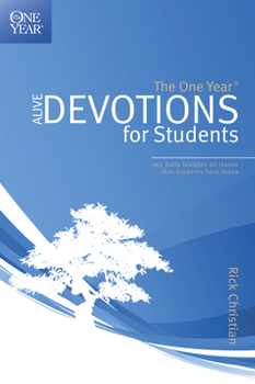 Paperback The One Year Alive Devotions for Students Book