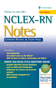 Spiral-bound Nclex-RN Notes: Content Review & Exam Prep Book