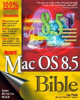 Paperback MacWorld Mac OS 8.5 Bible Book