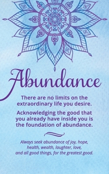 Paperback Word of the Year Planner and Goal Tracker: ABUNDANCE - There are no limits on the extraordinary life you desire - 52 weekly pages for planning goals Book