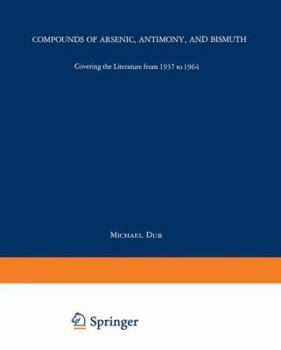 Paperback Compounds of Arsenic, Antimony, and Bismuth Book