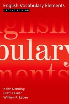 Paperback English Vocabulary Elements Book