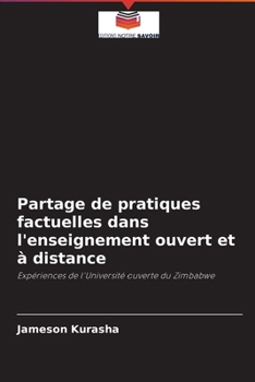 Paperback Partage de pratiques factuelles dans l'enseignement ouvert et à distance [French] Book