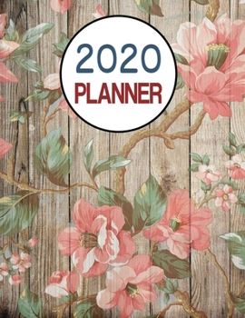 Paperback 2020 Planner: The Vintage Wood Flower Theme Mix and Match Weekly Planner Book