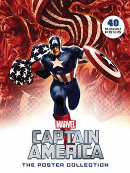 Paperback Captain America: The Poster Collection: 40 Removable Posters Book