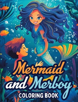 Paperback Mermaid and Merboy Coloring Book