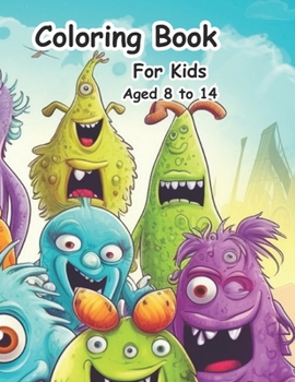 Paperback Coloring Book: Monster themed Coloring book