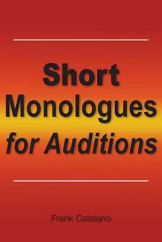 Paperback Short Monologues for Auditions Book