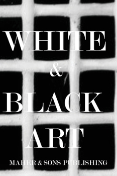 Hardcover White & Black Art Book
