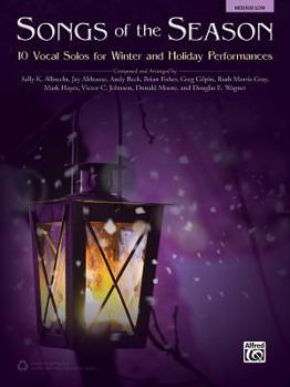 Paperback Songs of the Season: 10 Vocal Solos for Winter and Holiday Performances Book