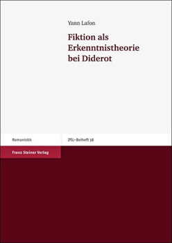 Paperback Fiktion ALS Erkenntnistheorie Bei Diderot [German] Book