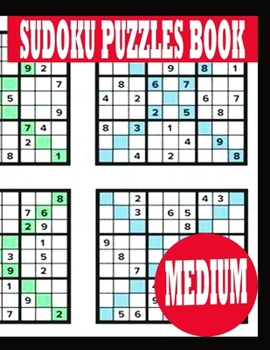 Paperback Sudoku Puzzle Book: Medium Sudoku Puzzle Book including Instructions and answer keys - Sudoku Puzzle Book for Adults Book