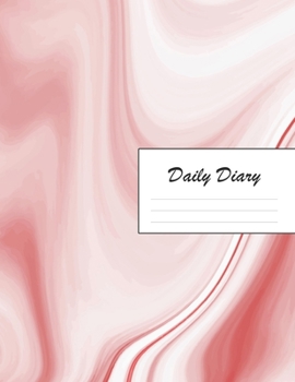 Daily Diary: Blank 2020 Journal Entry Writing Paper for Each Day of the Year | Marble Design Pattern Pink White | January 20 - December 20 | 366 Dated ... Your Life, Set Goals & Get Things Done
