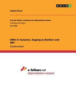 Paperback KMU in Tansania. Zugang zu Banken und MFI [German] Book