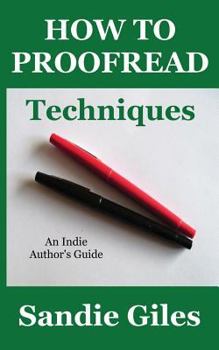 Paperback How to Proofread: Techniques Book