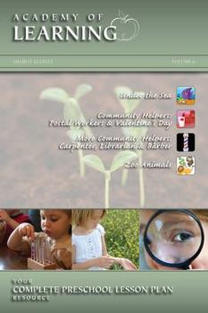 Spiral-bound ACADEMY OF LEARNING Your Complete Preschool Lesson Plan Resource - Volume 6 Book