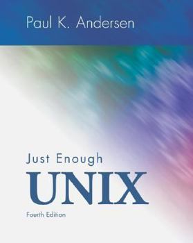 Paperback Just Enough Unix Book