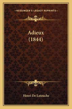 Paperback Adieux (1844) [French] Book