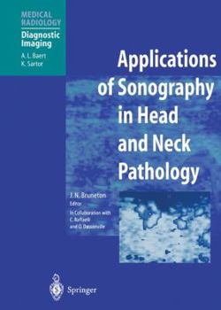 Hardcover Applications of Sonography in Head and Neck Pathology Book