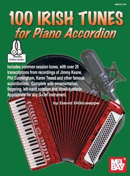 Paperback 100 Irish Tunes for Piano Accordion Book