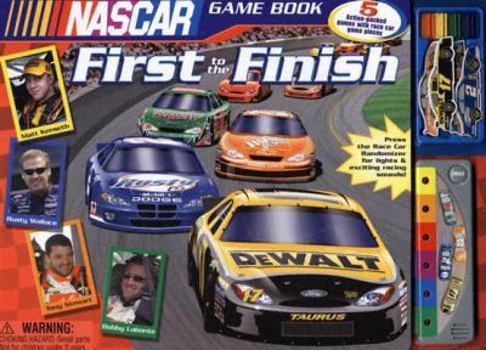 Board book NASCAR First to the Finish [With 4 Cardboard Race Car-Shaped Game Pieces, Randomize] Book