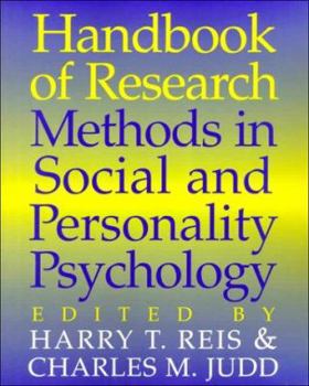 Paperback Handbook of Research Methods in Social and Personality Psychology Book