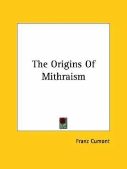 Paperback The Origins Of Mithraism Book