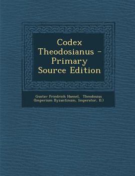 Paperback Codex Theodosianus [French] Book