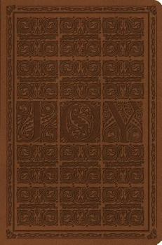 Paperback Holy Bible: English Standard Version, TruTone, Brown, Joy Woodcut Design, Value Book