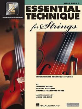 Paperback Essential Technique for Strings with Eei - Viola Book/Online Audio Book