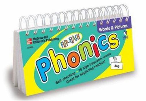 Paperback Flip-Flash(tm) Phonics, Words and Pictures Book