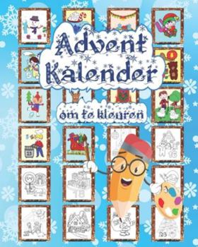 Advent Calendar: Coloring Book for Kids