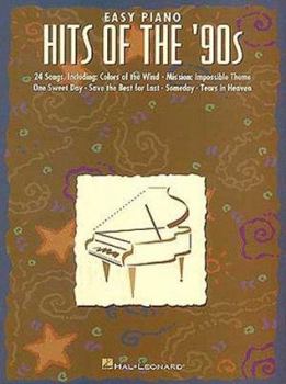 Paperback Easy Piano Hits of the 90's Book