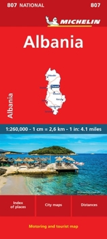 Loose Leaf Michelin Map Albania Book