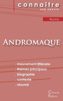 Paperback Fiche de lecture Andromaque de Racine (Analyse littéraire de référence et résumé complet) [French] Book