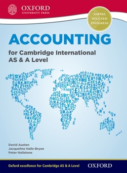 Paperback Accounting for Cambridge International as and a Level Student Book