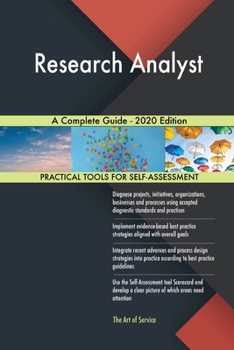 Paperback Research Analyst A Complete Guide - 2020 Edition Book