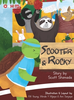 Hardcover Scooter and Rocky [Large Print] Book