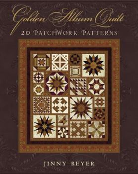 Paperback Golden Album Quilt: 20 Patchwork Patterns Book