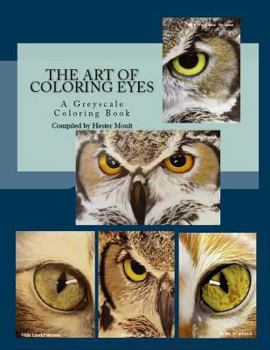 Paperback The Art of Coloring Eyes: A Greyscale Coloring Book