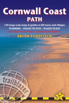 Paperback Cornwall Coast Path: (Sw Coast Path Part 2) British Walking Guide with 130 Large-Scale Walking Maps, Places to Stay, Places to Eat Book