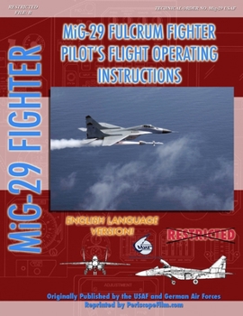 Paperback Mikoyan Mig-29 Fulcrum Pilot's Flight Operating Manual (in English) Book