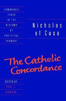Hardcover Nicholas of Cusa: The Catholic Concordance Book