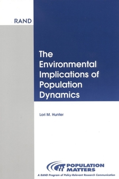 Paperback Environmental Implications of Population Dynamics Book