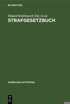Hardcover Strafgesetzbuch [German] Book