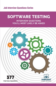 Paperback Software Testing Interview Questions You'll Most Likely Be Asked Book