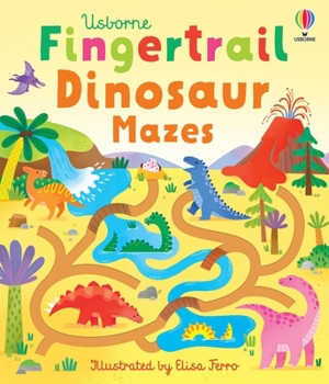 Board book Fingertrail Dinosaur Mazes Book